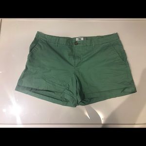 Green shorts